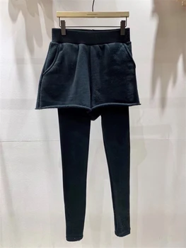 

Korean-Style Leggings Women Black Grey Legging Trousers 2020 Spring New High Waist Casual Women's Outer Wear Leggins Tracksuit