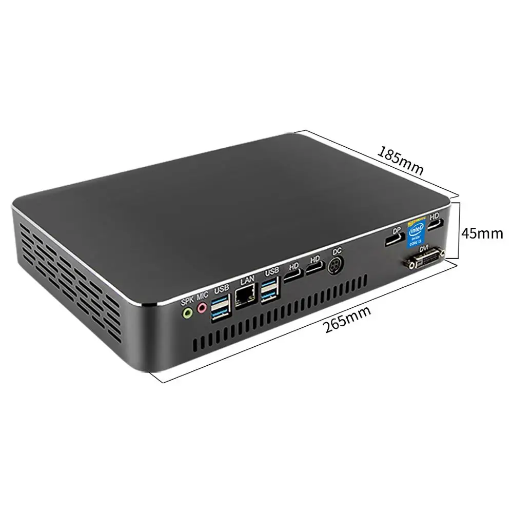 MSECORE i5 9400F GTX1650 DDR4 Gaming Mini PC Windows 10 Desktop Computer game barebone linux intel