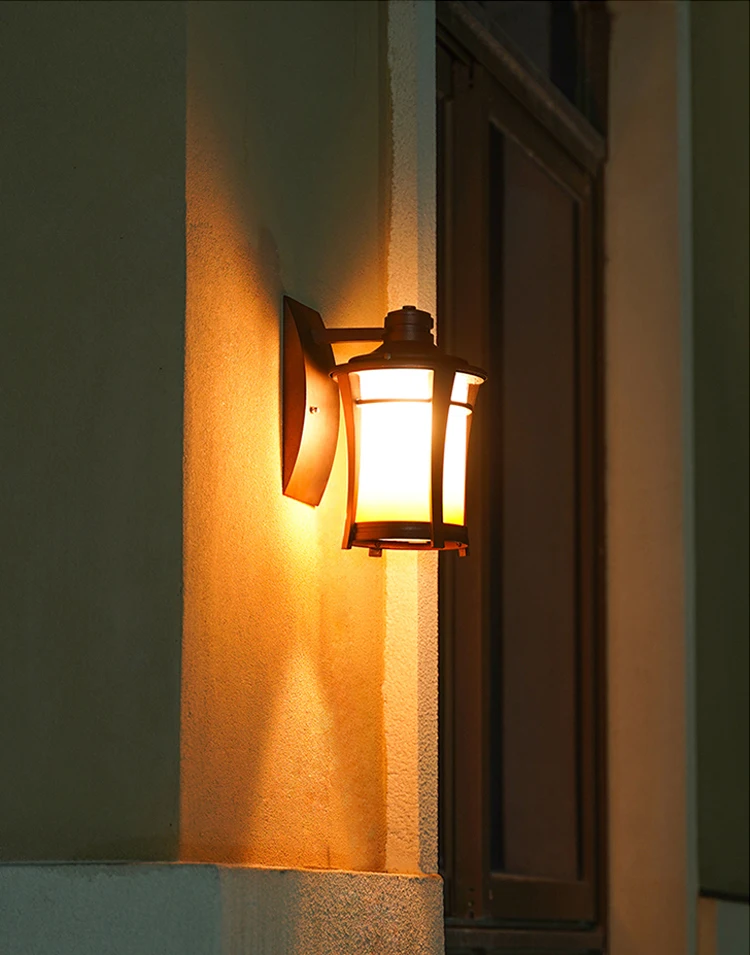 ao ar livre villa varanda corredor da porta lâmpada parede