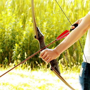 

Traditional split recurve bow outdoor archery equipment and equipment novice unisex entry-level solid wood