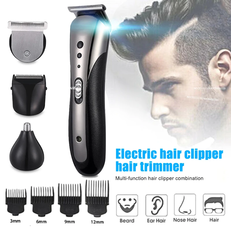 

Electric Hair Cut Clipper Beard Shaver Machine Razor Nose Trimmer Multi-Function JIU55