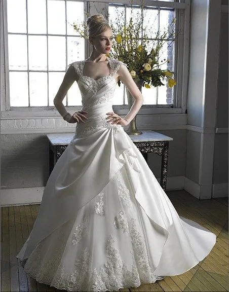 

Эффектные особенности, Милое Свадебное Платье, атласное, на пуговицах, на молнии, новый дизайн, свадебное платье на заказ, свадебные платья