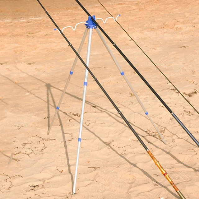 Aluminum Alloy Telescopic 5 / 7 Groove Fishing Rods Holder