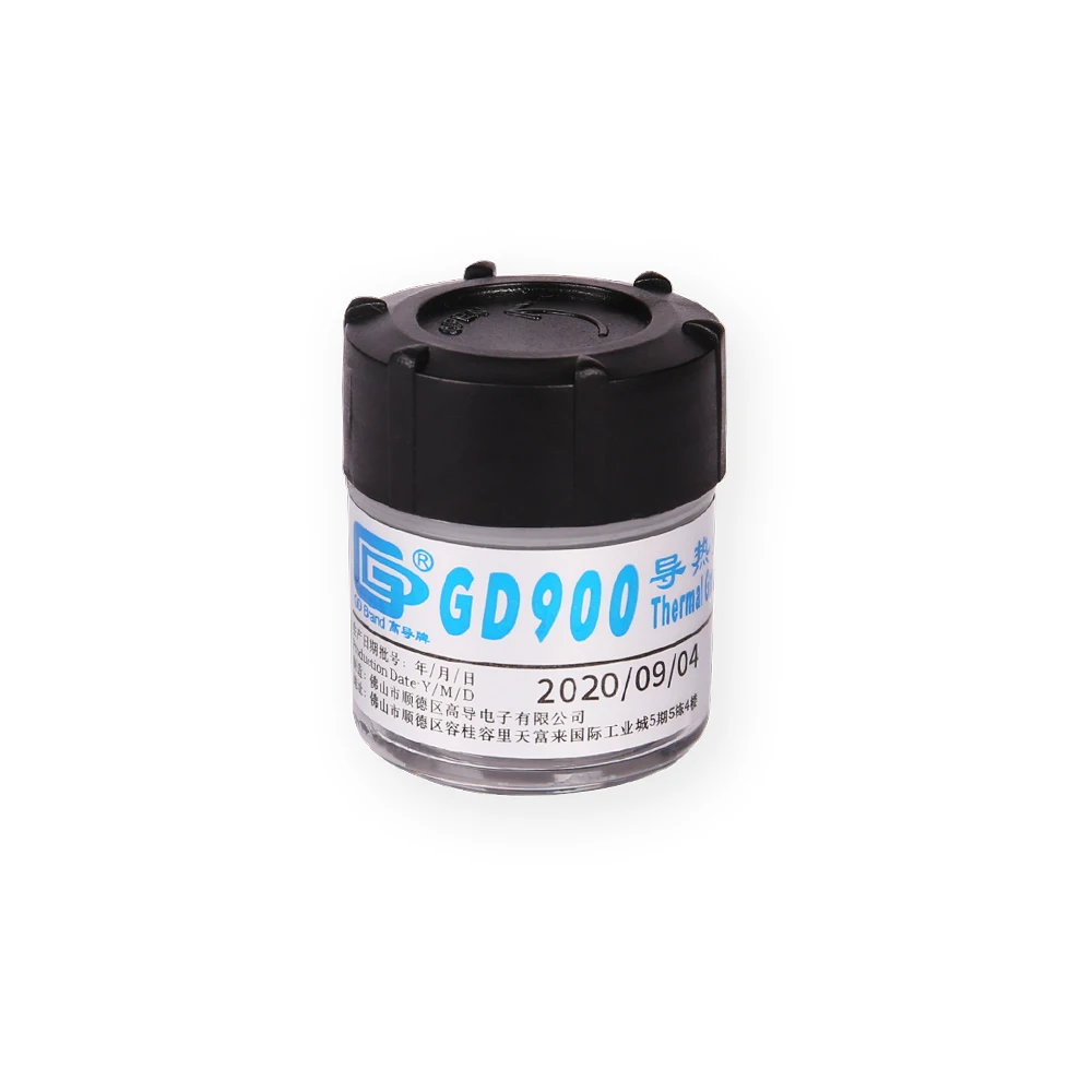 Thermal Paste GD900 Thermal Conductive Grease Paste Silicone Plaster Heatsink Compound for CPU CN30/CN150 4.8/6W/M-K