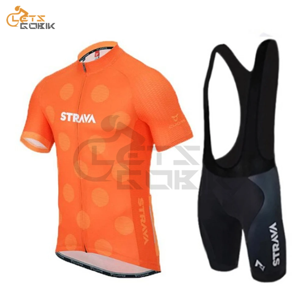Для мужчин, стильная, с короткими рукавами Велосипедная форма STRAVA Велоспорт Джерси комплект спортивной одежды открытый Mtb Ropa Ciclismo велосипед велосипедные комплекты