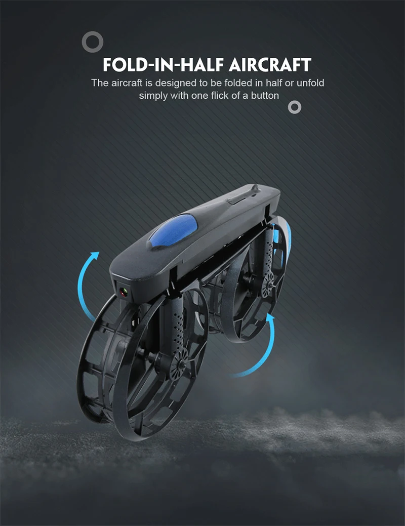 Мини Дрон Квадрокоптер с камерой HD 720P RC дроны Голосовое управление мобильный телефон управление с светодиодный FPV Дрон 2,4G RC вертолет игрушки