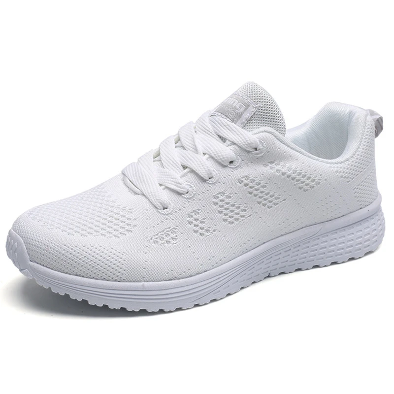 Модные tenis feminino женская обувь на шнуровке, цвета: белый Спортивная обувь Кроссовки светильник круглый обувь на плоской подошве с поперечным Ремешком теннисная женская обувь открытый тренажерный зал
