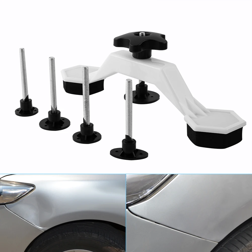 

Paintless Auto Car Dent Repair Body Damage Fix Tool Pulling Bridge Puller Dent Removal Glue Tabs Hand Repair Tools Kit Set