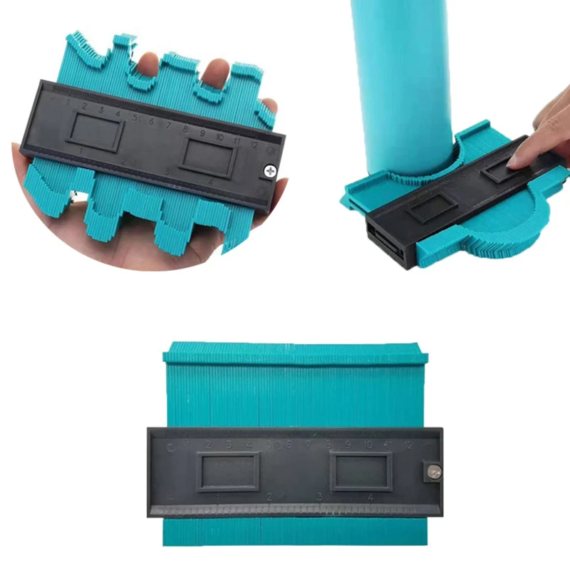 

Shape Gauge Duplicator Profile Duplication Gauge Contour Template Plastic Contour Copy Duplicator Measuring Tool