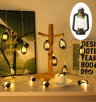 

LED string light living room Retro kerosene lamp Fairy Lights Garden Patio Wedding Christmas Decoration waterproof Light