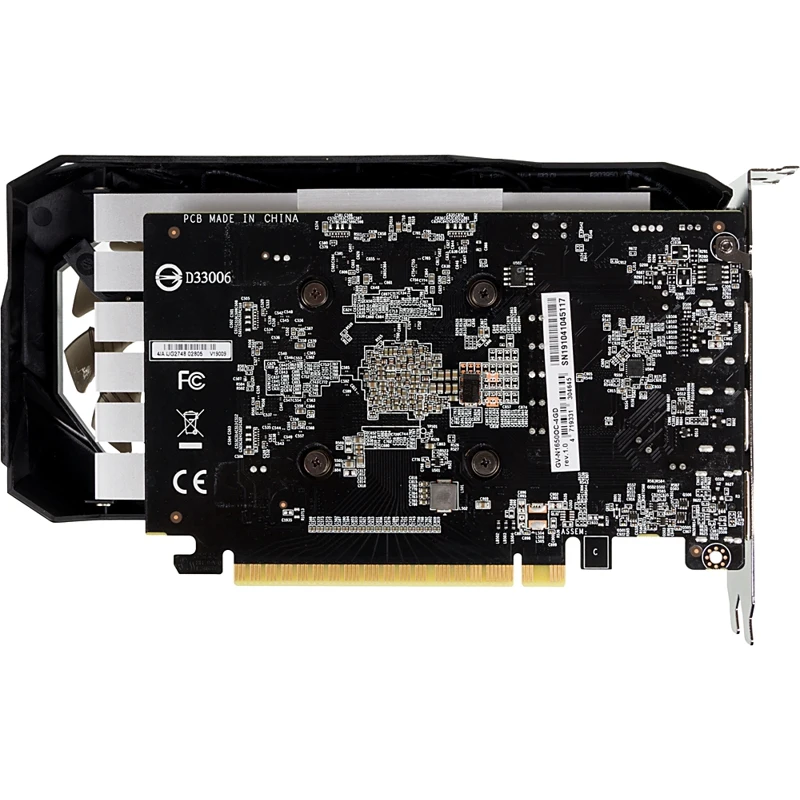 Видеокарта GIGABYTE nVidia GeForce GTX 1650, GV-N1650OC-4GD