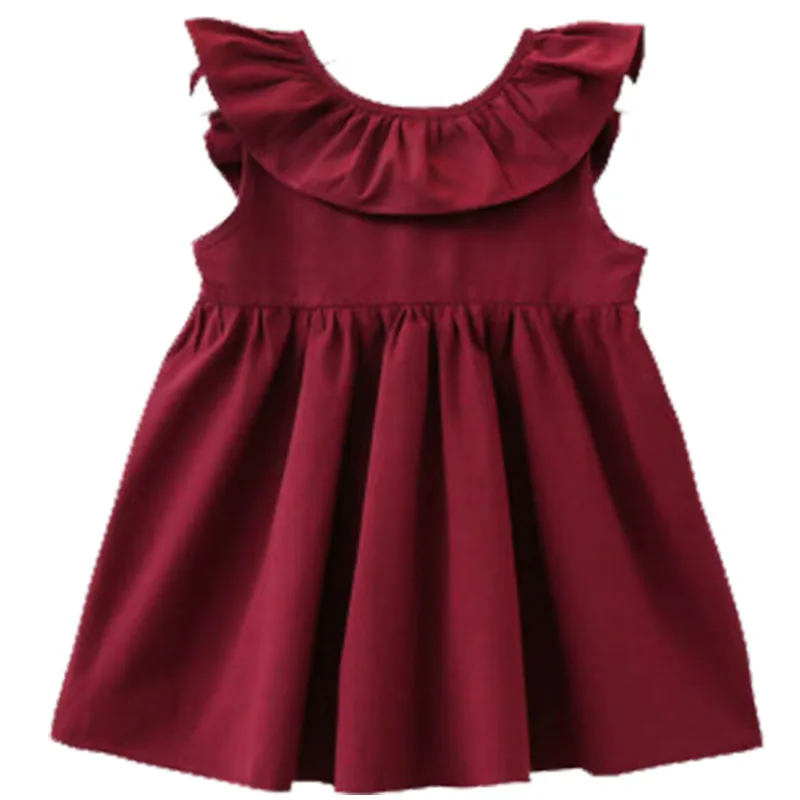 

Cute Baby Girls Summer Sundress Bowknot Short Mini Vest Dress Toddler Kids Cotton Casual Dresses Sleeveless Outfit Princess