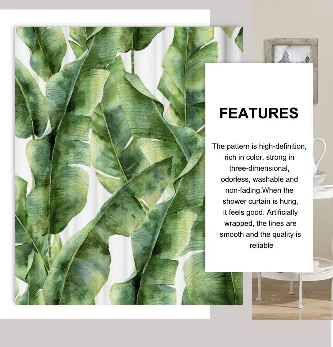 Shower Curtains Beetle Rock Cartoon Pattern Bathroom Shower Curtain