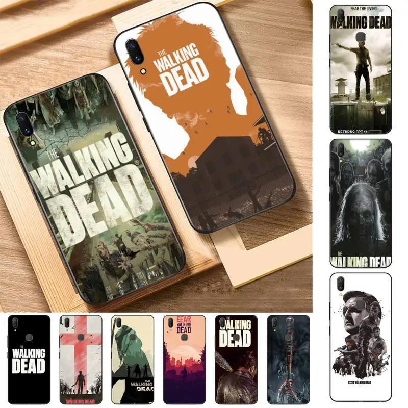 TOPLBPCS с изображениями из сериала Ходячие мертвецы чехол для телефона Vivo Y91C Y11 17 19 53