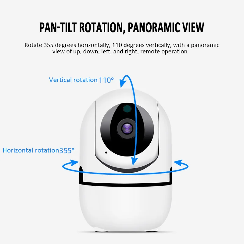 720P HD IP камера с автоматическим отслеживанием Wi Fi|Камеры видеонаблюдения| |