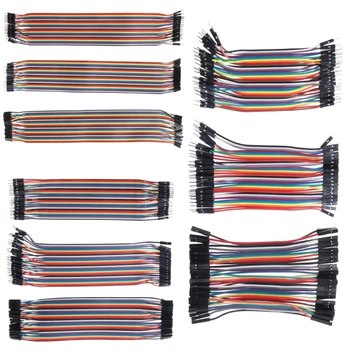 

40Pcs Cables M-F/M-M/F-F Jumper Breadboard Wire Colorful GPIO Ribbon for DIY Kit B85C