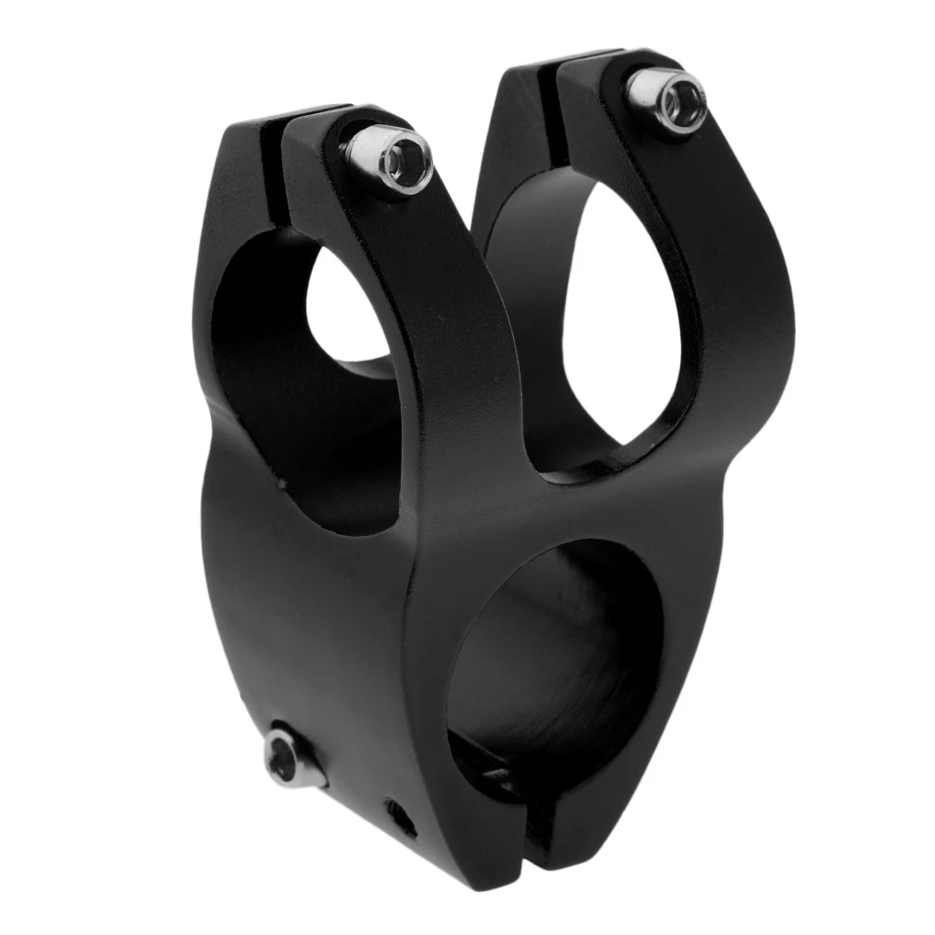 Lightweight Mountain Road Bike Hollowed Short Bar Stem Riser for 1-1/8 Steer Tube 31.8mm Handlebar