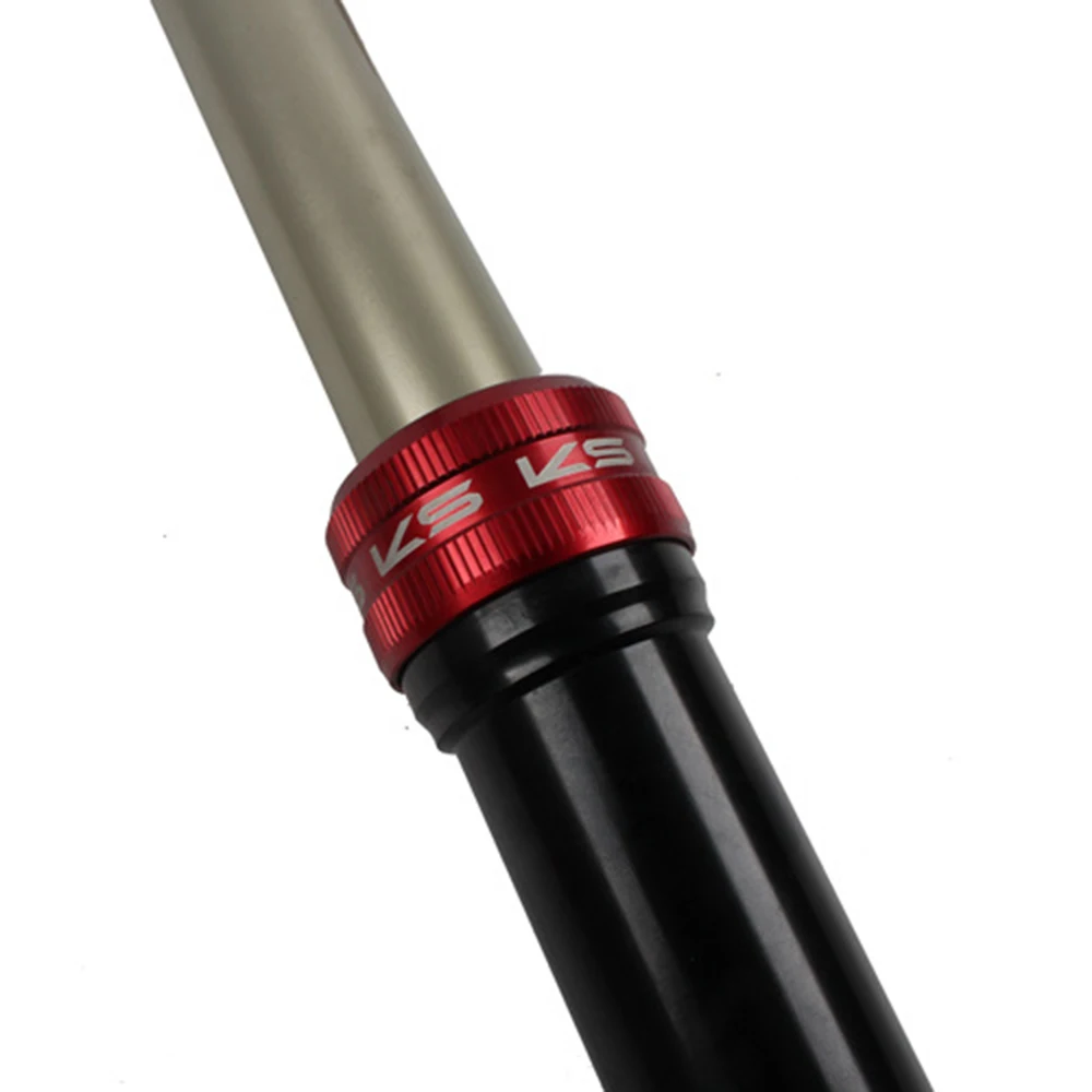 

Lifting Seatpost Bicycle Saddle Tube Black Aluminum Alloy Spare Parts KS