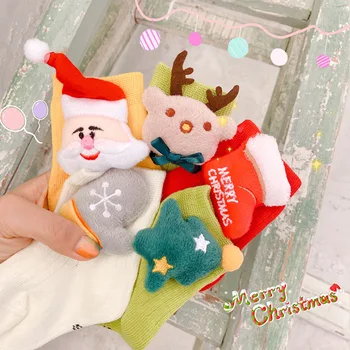 

Baby Socks, Fashionable Breathable Christmas Cotton Socks Medium Tube Socks for Girls Boys