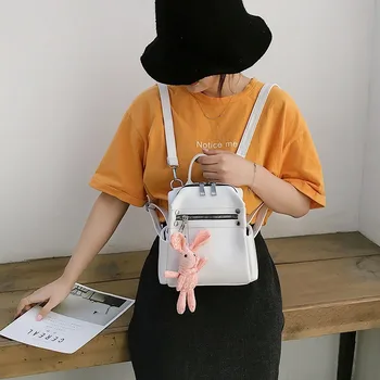 

2019 new women's backpack Korean pendant ladies backpack wild fashion ladies backpack