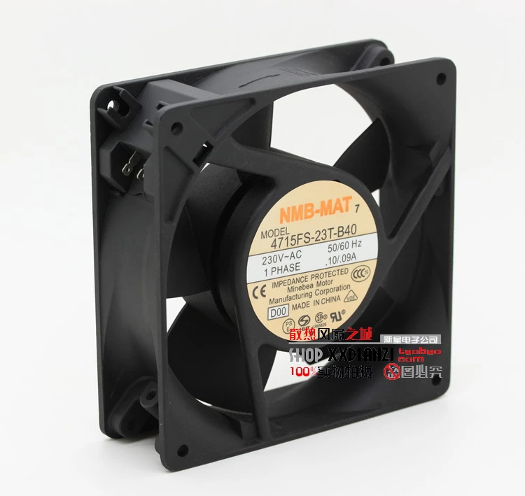 

New 4715FS-23T-B40 12038 230V 0.10A/0.09A 12CM cooling fan
