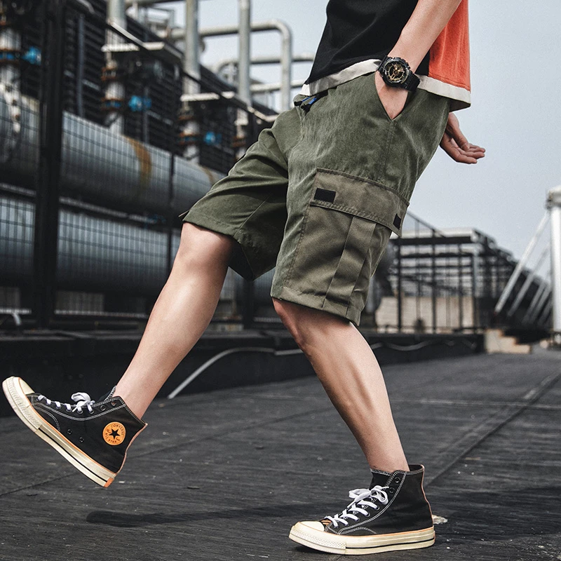 calf length cargo shorts