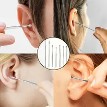 

Ear Wax Pickers Steel Earpick Wax Remover Curette Ear Pick Ear Tool Care Ear Cleaner Clean Cleaner Spoon R4W9