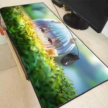 

MRGBEST Anime Hatsune Miku Girl Head Large Gaming Mouse Pad Gamer Notebook Computer Mousepad Mat Office Desk Resting Surface Mat