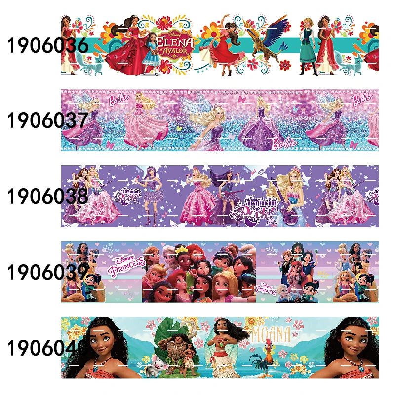 

Promotional price liston 38mm cartoon character printed celebrate it ribbon
