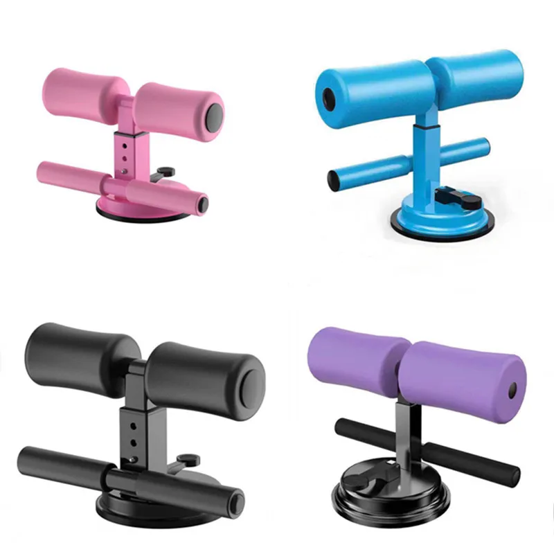 1Pcs New Sit Up Assistant Abdominal Core Workout Ankle Support Fitness Sit Ups Bar Portable Situp Suction Home Gym Equipment sit assistant
