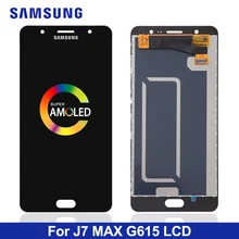 Тест G615F J7 Max ЖК-дисплей для samsung Galaxy J7 Max G615 ЖК-дисплей с кодирующий преобразователь сенсорного экрана в сборе