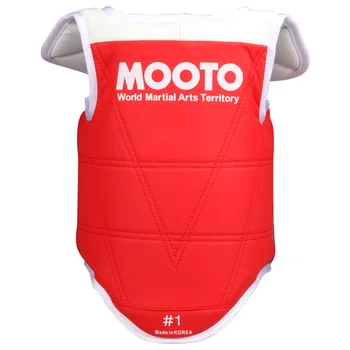

Mooto TaeKwonDo Red Blue Chest Guard Vest Protector Body Gear WTF KTA Approved Chest Protector Adult Kids TKD Protector Guards