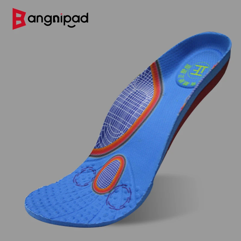 

BANGNIPAD Sports Breathable Insole Flat Foot Support Shock-Absorbant Deodorization Shoe Pad National Athlete Insoles Unisex