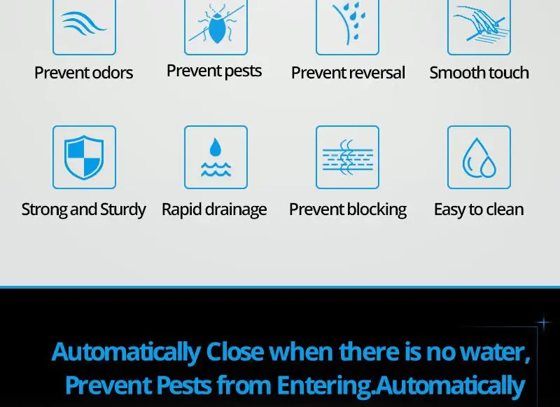 DCAN Stainless Steel Linear Channel Shower Floor Drain Gate 60cm 80cm 100cm 120cm SUS304 Deodorization Type Long Floor Drain (8)