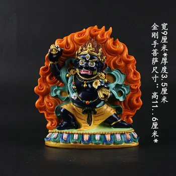 

Vajra hand bodhisattva tantric Buddha Buddha hand-painted small Buddha dense vajra down to the magic