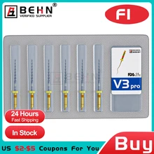 

6pcs Dental Endo Root Files Root Canal Universeral Engine Use Rotary Files Endondontic Root Canal NITI Dentist Tool Instrument