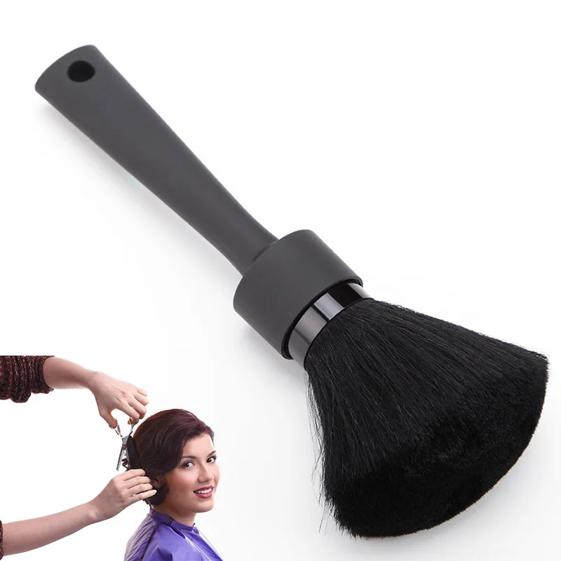 1PC Salon Hair Brush Soft Neck Face Duster Hair Brush Hairdresser Salon  Plastic Handle Salon Cutting Hairdressing Styling Tools|Styling  Accessories| - AliExpress