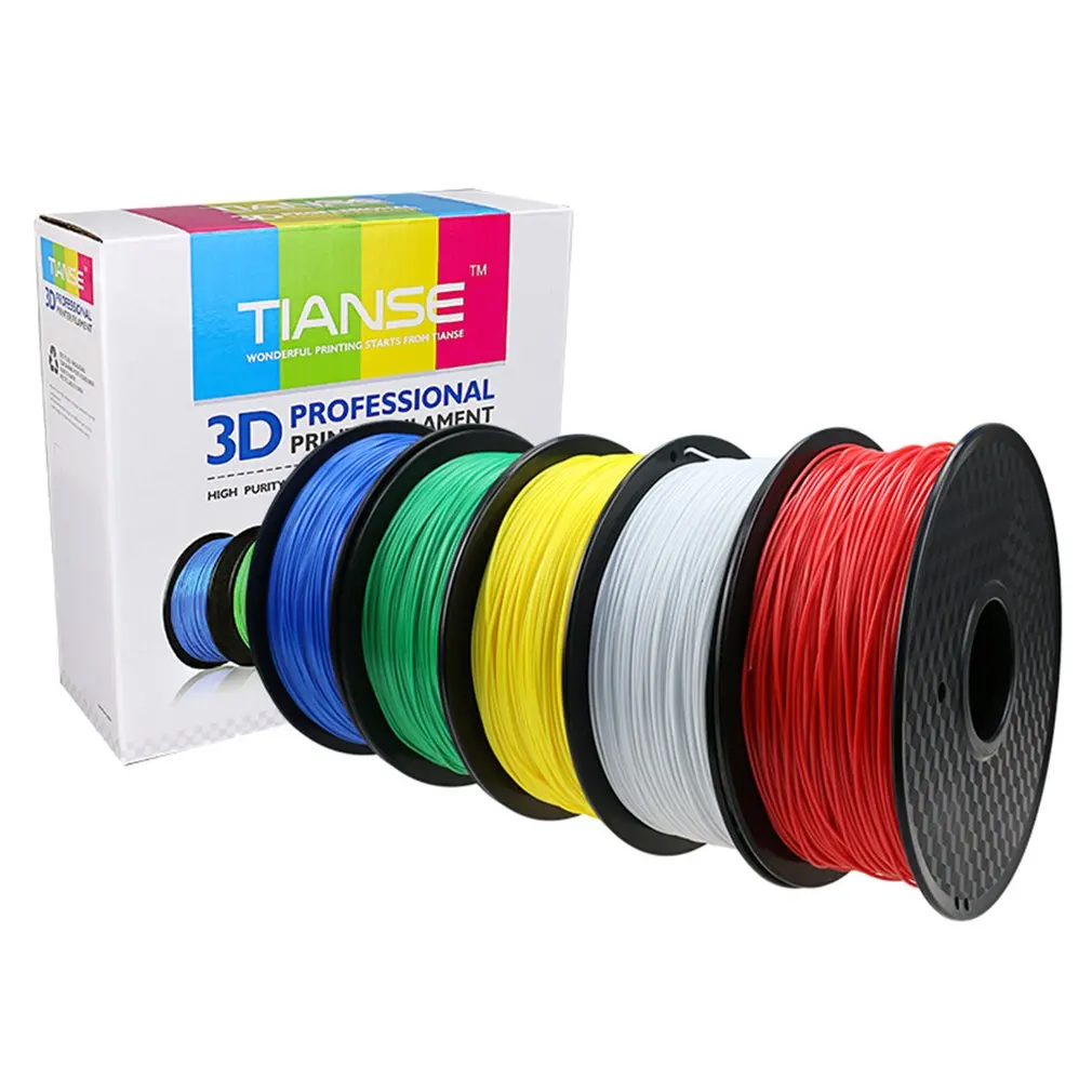 TIANSE 3D поставки PLA 1,75 мм 3d принтер Материал s линии печати 3D материалы для промышленного медицинского образования материал