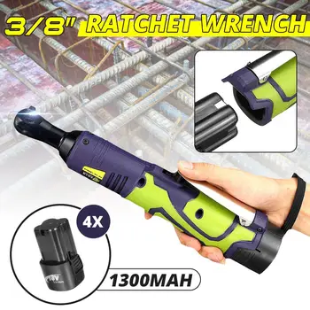 

Electric Ratchet Wrench 50Nm 3/8'' Lithium-Ion Battery Rechargeable Electric Cordless Wrench Kit Power Tools Car Repair Tool