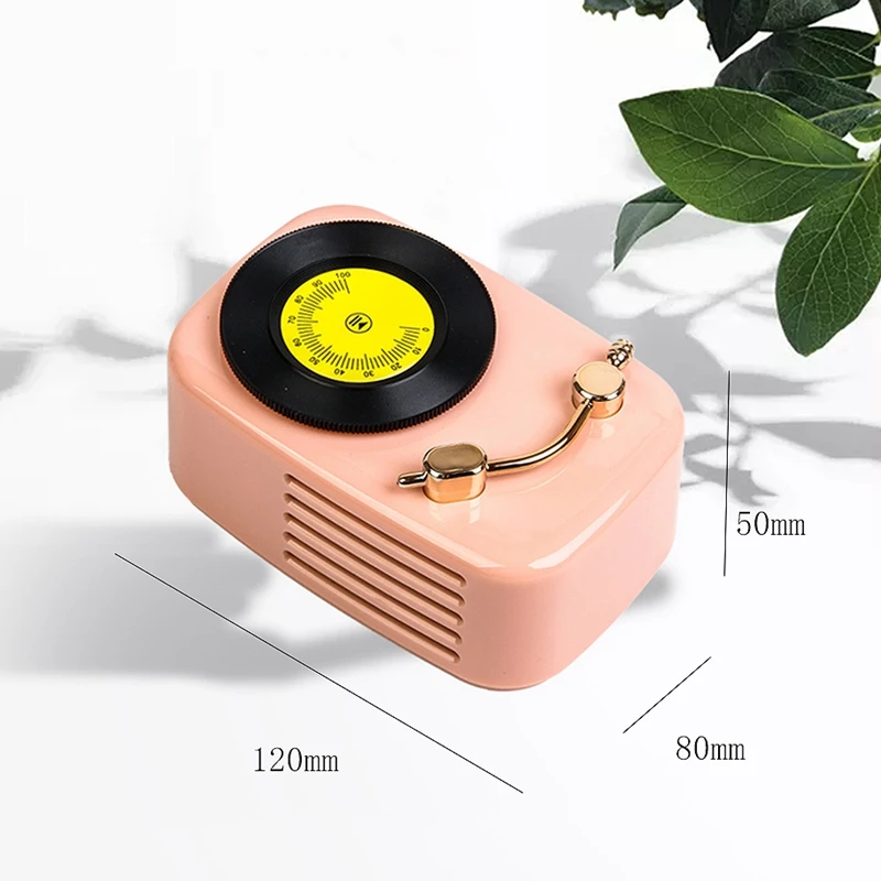 1200 мАч Y08 ретро граммофон Bluetooth мини динамик беспроводной портативный карта бас