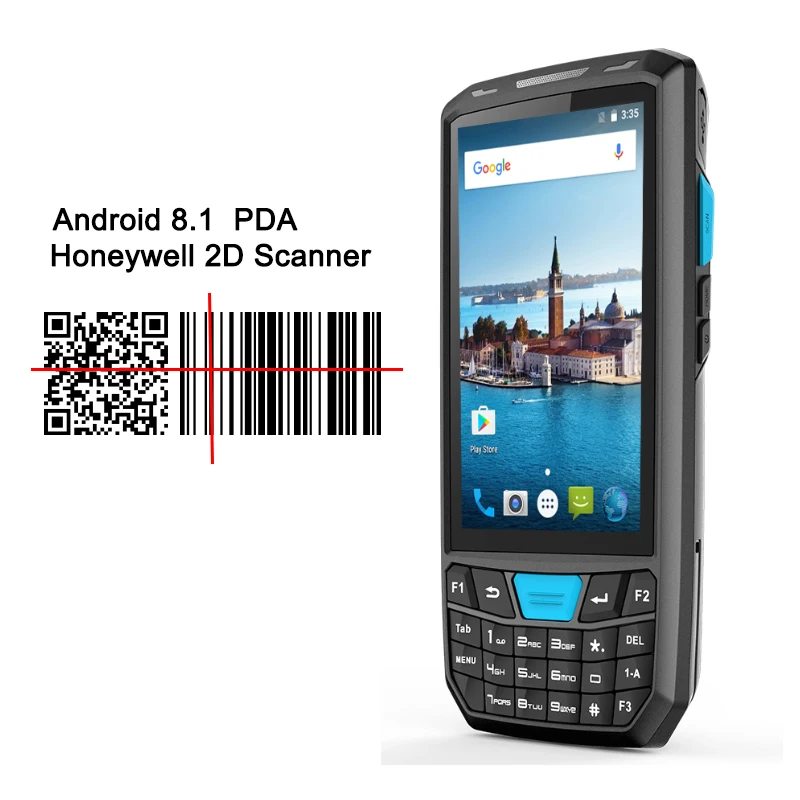 Barcode Scanner PDA Android Handheld Terminal Honeywell 1D Laser 2D QR Portable Data Collector Device WIFI 4G NFC