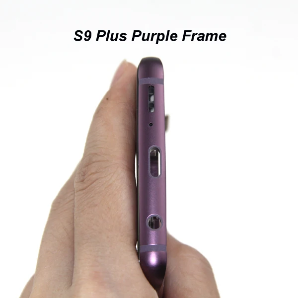 S9 Plus Purple Frame Для samsung s9 lcd AMOLED для samsung Galaxy S9 G960 g960f lcd сенсорный экран дигитайзер - Цвет: S9 Plus Purple Frame