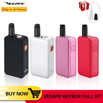 

Original Veeape Keybox Vape vaporizer kit 650mah battery OLED Screen Variable Voltages Portable Mini E-cigarette for ploomtech