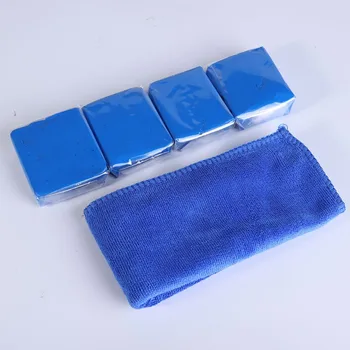 

4psc Clay Bar Detailing Auto Car Clean Wash Cleaner Sludge Mud Remove Blue