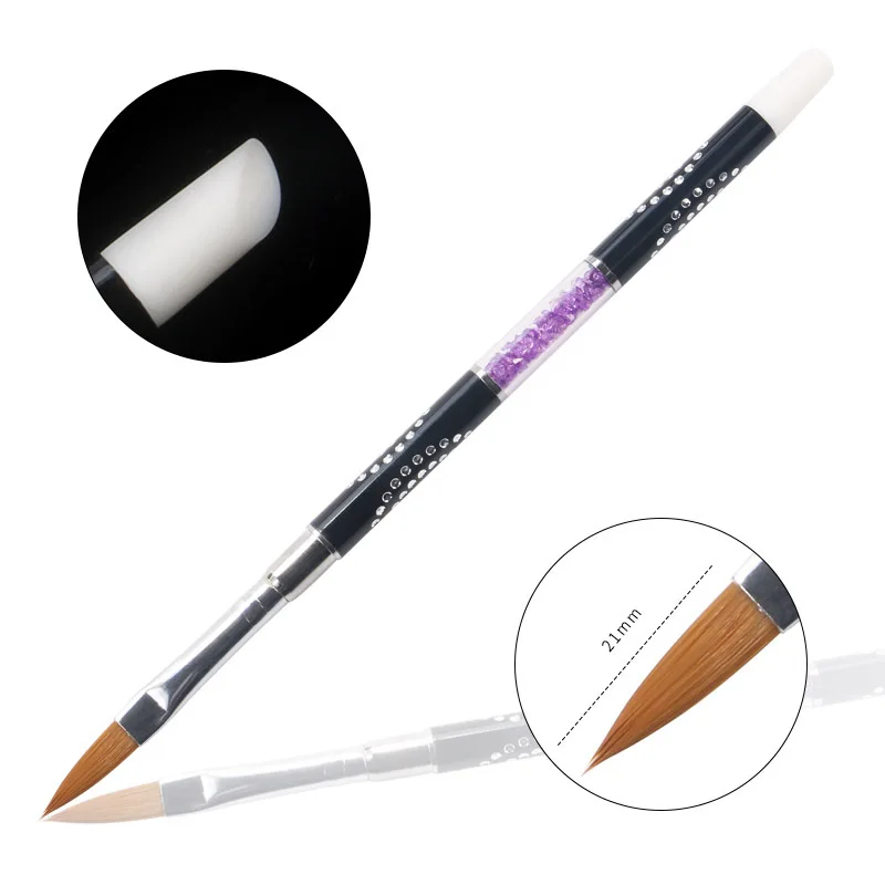 Маникюр силикагель флуоресцентный маркер Маникюр двуглавый искусственный бриллиант силикагель ручка резьба рельефное перо соединитель в виде бамбука H