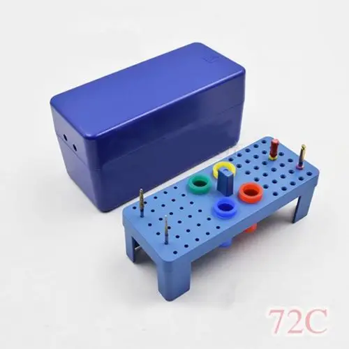 72C Стоматологическая стерилизованная пластиковая 72H Endo коробка для алмазных боров Reamer/Gutta Percha point - Цвет: 72C