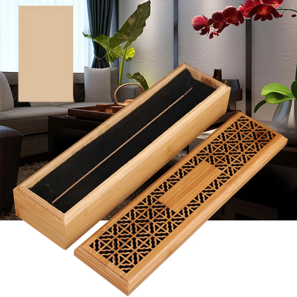 Bamboo Joss-Палка с ящиком домашний Чайный домик для гостиной ароматическая коробка ладан держатель ароматерапия Ретро стиль отель декоративные