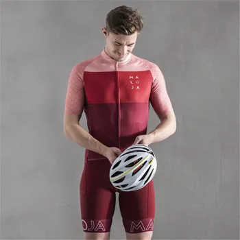 

maloja pro team cycling Kit men summer cycling jersey set ciclismo bicycle Competition clothing bib gel cycl short ropa de hombr