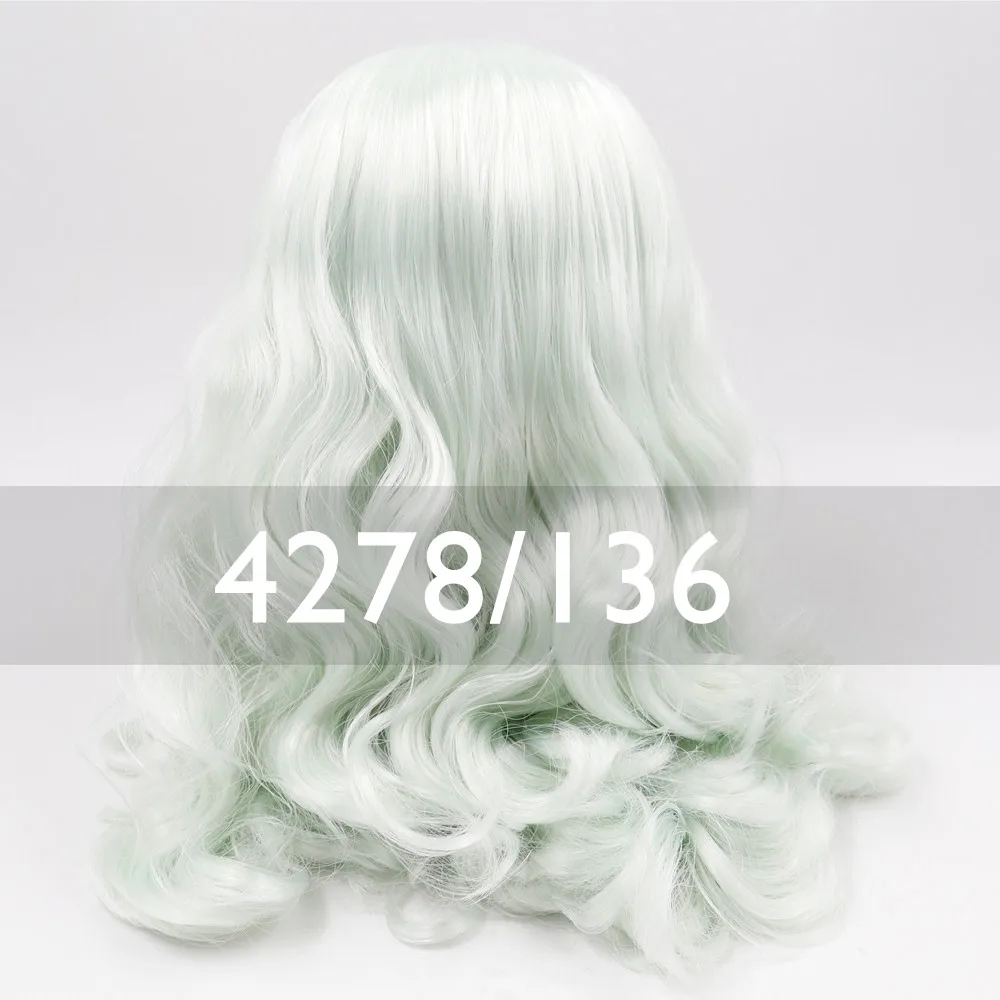 RBL Blyth Doll Scalp Wigs  Green Mint Blue Hair Series Including the Hard Endoconch 14