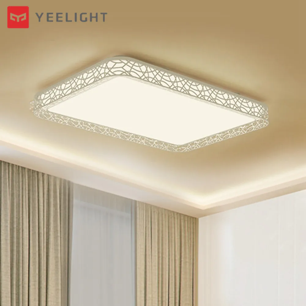 

Yeelight YILAI YlXD07Yl 110W Rectangle Style Hollow LED Ceiling Light Pro for Home AC220-240V